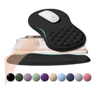KUOSGM Ensemble ergonomique 2 en 1 avec repose-poignet et tapis de souris avec pente de renflement et coussin de support de poignet en mousse m