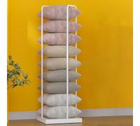 KUOYTT Présentoir à oreillers en métal pour la Maison, Organisateur de Coussins, étagère de Rangement, présentoir pour oreillers et courtepointes pour magasins de vêtements, Rangement ver