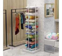 KUOYTT Présentoir à oreillers, Rangement carré pour Coussins Hauts, Support de Rangement pour courtepointes sur Pied, Cadre en Fer, magasins de Textiles pour la Maison/boutiques/hôtels, s