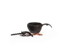 KUPILKA GIFT BOX cup+teaspoon+firesteel black