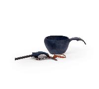 KUPILKA GIFT BOX cup+teaspoon+firesteel blue