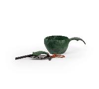 KUPILKA GIFT BOX cup+teaspoon+firesteel green