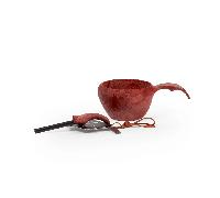 KUPILKA GIFT BOX cup+teaspoon+firesteel red