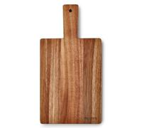 Kuppels Planche à découper NICE - Bois d'acacia - 35 x 18 x 1,5 cm - Avec poignée - Planche en bois - Économise les lames - Planche à découper en bois - Planche de service