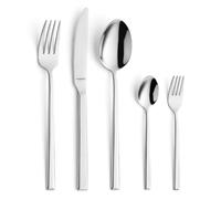 KUPPELS | Set de couverts SKAN 30 pièces | Ensemble de couverts élégants pour 6 personnes | Poli brillant | Acier inoxydable | Passe au lave-vaisselle | Couverts de table