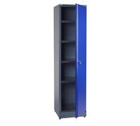 Kupper - Armoire 1 porte et 4 étagères - Bleu marine