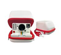 Kuprusar Étui pour appareil photo Polaroid OneStep 2VF/Now+, étui de transport rigide, sac de rangement en EVA pour appareil photo instantané One Step+/Now/Now+ Plus 2nd I-Type avec bandoulière, blanc