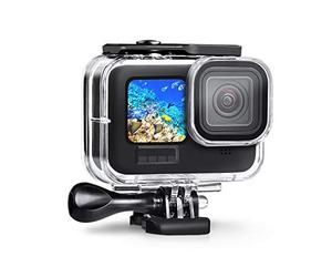 Kuptone Boîtier étanche pour GoPro Hero 9/10/11 Black, Coque de Protection sous-Marine 60M avec Accessoires de Support pour GoPro Hero 9/10/11
