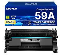 KUPYLM 59A CF259A avec Puce Cartouche de Toner Compatible pour 59A 59X CF259X pour Laserjet Pro M304 M404 M428 M404dn M404dw MFP M428fdw M428dw M428fdn M428 M428m M304 M304a M404n (1 Noir)