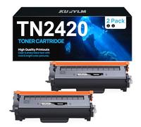 KUPYLM TN2420 Toner Cartouche de Toner Compatible pour Toner Brother TN2420 TN2410 pour DCP-L2530DW HL-L2350DW MFC-L2710DW MFC-L2730DW HL-L2310D MFC-L2710DN MFC-L2750DW DCP-L2550DW DCP-L2510D (2 Noir)