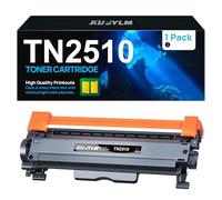 KUPYLM TN2510 TN-2510 Cartouche de Toner Compatible pour Brother TN2510 TN-2510 TN2510XL pour DCP-L2620DW DCP-L2627DWE DCP-L2665DW MFC-L2800DW Toner DCP-L2665DW MFC-L2835DW (avec Puce, 1 Noir)