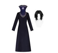 Kurapika Costume de cosplay Feitan Pōtoo - Tenue de cosplay - Jupe bleue ou robe de Pōtoo Feitan avec col montant exagéré - Ensemble complet - Tenue de cosplay d'anime, Halloween, carnaval
