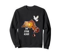 Kurdistan : Norouz, Jin, Jiyan, Azadî Rojava, J'aime Le Kurdistan Sweatshirt