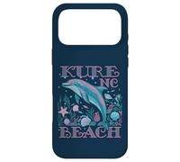 Kure Beach NC Dolphin Lover Coloré Beach Souvenir Coque pour iPhone 17 Pro Max