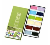 Kuretake Aquarelle Peintures Gansai Tambi Set Pastel (12 Pcs),, Fine Besoin