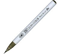 Kuretake Clean Color Real Brush Pen -@Green Grey