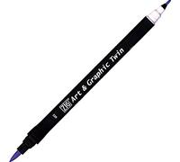 Kuretake Feutre aquarelle - Ton gris - N° 85 - Double pointe - ZIG