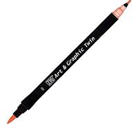 Kuretake Feutre aquarelle - Ton rose - N° 222 - Double pointe - ZIG
