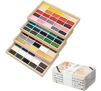 Kuretake Gansai Tambi Ensemble d'aquarelles (Lot de 100 couleurs)
