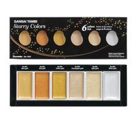 Kuretake Gansai Tambi Lot de 6 couleurs (Starry colors)