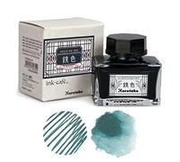 Kuretake Ink-café MEIJI NO IRO KUROGANE-IRO Bouteille d'encre 20 g pour stylo plume
