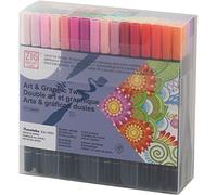 Kuretake ZIG Art & Graphic Twin set of 80 colors