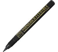 Kuretake Zig Cartoon Mangaka flexible fin pour l'art, l'illustration, le lettrage, les graphistes, les artistes urbains, les travaux manuels en papier, résistant aux taches, à la lumière, sans xylène, inodore