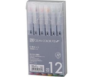 Kuretake ZIG Clean Color FB PURE 12 V (Japan Import)