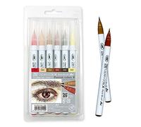 Kuretake ZIG CLEAN COLOR Pinceau réel 6 couleurs set 'Portrait colors Ⅱ' pour illustration, design art, lettrage, calligraphie, dessin