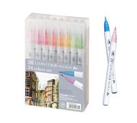 Kuretake ZIG CLEAN COLOR Real Brush Set (24 colors), Aquarelle Peinture Extra Fine Brush Pen, RB-6000AT/24V