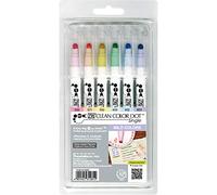 Kuretake Zig Dot marker Single tip Mild colors, TCSD-6100/6V