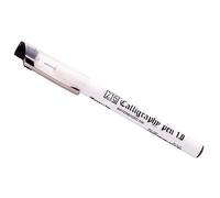 Kuretake Zig Noir Pointe Fine biseautée (1mm) italique de calligraphie Manuscript musique Bold Script Lot de 10 mm 1)