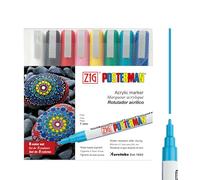 Zig Posterman Pma-20 1 mm étanche marqueurs à craie Définit - Fine 8 couleurs