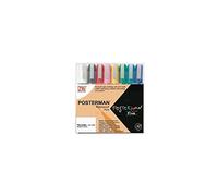 Kuretake Zig Posterman Pma-20 1 mm étanche marqueurs à craie Définit - Fine 8 couleurs