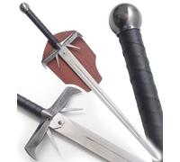 Kurgan Epee Highlander Replique Sabre + Presentoir en Bois Repliksword