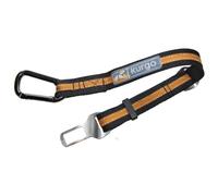 Kurgo Attache directe à la ceinture de sécurité (universelle) pour chiens, Taille Ajustable, Installation rapide et facile, orange/noir