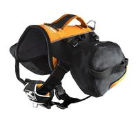 Kurgo Baxter Sac à Dos, Grand Baxter 23-45kg, Noir/Orange