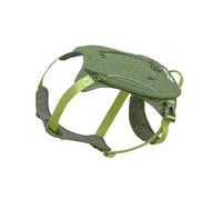Kurgo Harnais pour chien Cascade, sac à dos de randonnée pour chien, harnais pour animal de compagnie avec sac à dos pour le camping avec un chien, taille M, vert