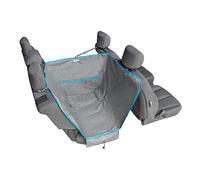 Kurgo Demi-Hamac Heather de Banquette arrière pour Chien, protège siège arrière de Voiture 140 x 142 cm Imperméable et résistant aux Taches, Gris