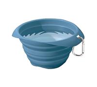 Kurgo Gamelle Pliable pour Chien, Silicone sans PVC ni BPA, Convient pour la Nourriture et l'eau, capacité de 700 ML, Bleu