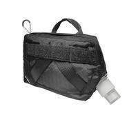 Kurgo Gourde de Voyage pour Chien, sans BPA, Réutilisable, Bouteille d'eau de Voyage, Accessoire de Harnais Compatible Molle Personnalisable, Rangement Inclus, Peut contenir 350 ML, Noir