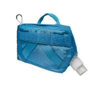 Kurgo Gourde de Voyage pour Chien, sans BPA, Réutilisable, Bouteille d'eau de Voyage, Accessoire de Harnais Compatible Molle Personnalisable, Rangement Inclus, Peut contenir 350 ML, Bleu