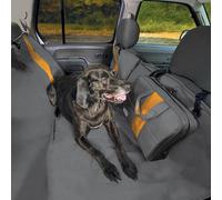 Kurgo Hamac de siège arrière pour Chien, Convertible en Housse de Protection, imperméable et résistante, Taille Unique, s’adapte à la Plupart des véhicules, Gris foncé