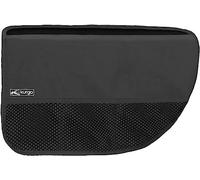 Kurgo Housse de porte de voiture pour chiens, protège les portes de voiture des griffes de chien et de la saleté, avec poches, taille réglable, noir