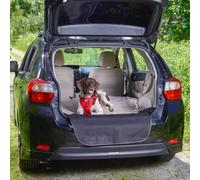 Kurgo Housse de protection de coffre de voiture pour chien Cargo Cape, Imperméable et anti-déchirure, Taille unique - pour la plupart des véhicules, Beige foncé