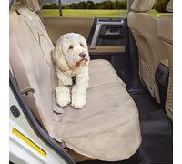 Kurgo Housse de Protection Wander de siège arrière pour Chien, pour différents Types de véhicules, résistant à l'eau, en Polyester, ancrages de siège Inclus, 140 cm de Large, Beige