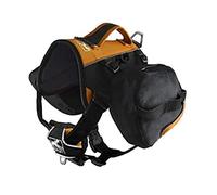 Kurgo K01583 Baxter Sac à Dos pour Chien Sacoche pour Chien Petit Randonnée Disponible en Bleu/en Noir Orange