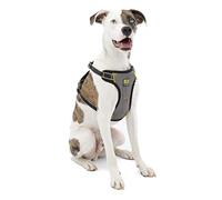 Kurgo K01607 Harnais de Sécurité pour la Voiture Universel avec Anneaux Intégrés Convient pour Chien de Grande Taille Ajustable Gris Charbon Taille L