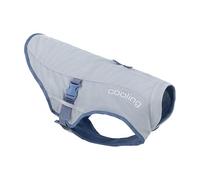 Kurgo K01771 Manteau Refroidissant Nuit Vêtement pour Chien en Bleu Gris/Bleu Taille S/M/L