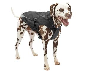 Kurgo Manteau RSG North Country pour Chien, Imperméable, Veste avec Doublure en Molleton, réfléchissant, lumières LED, Noir, Moyen (M)